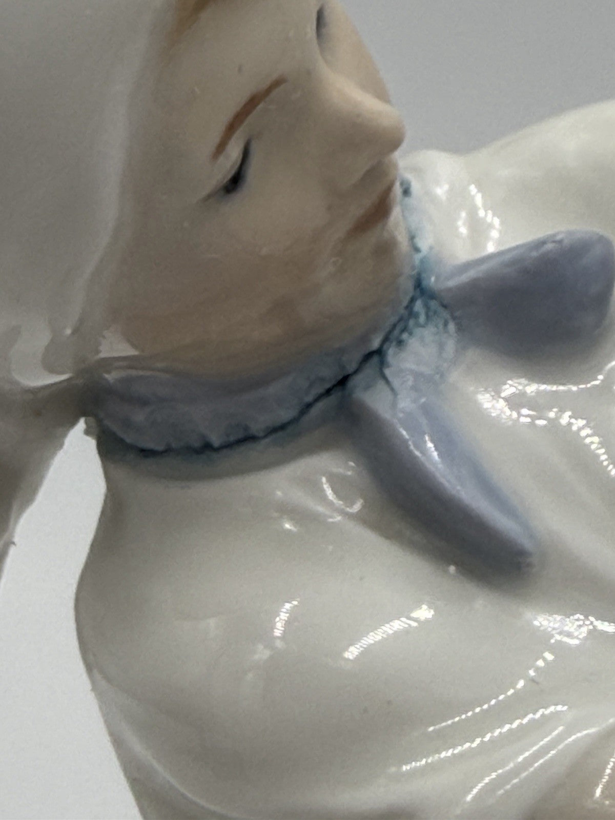 Meissen porcelain figure group Girl W/ Goats By Otto Pilz 1906 (Repaired) Large