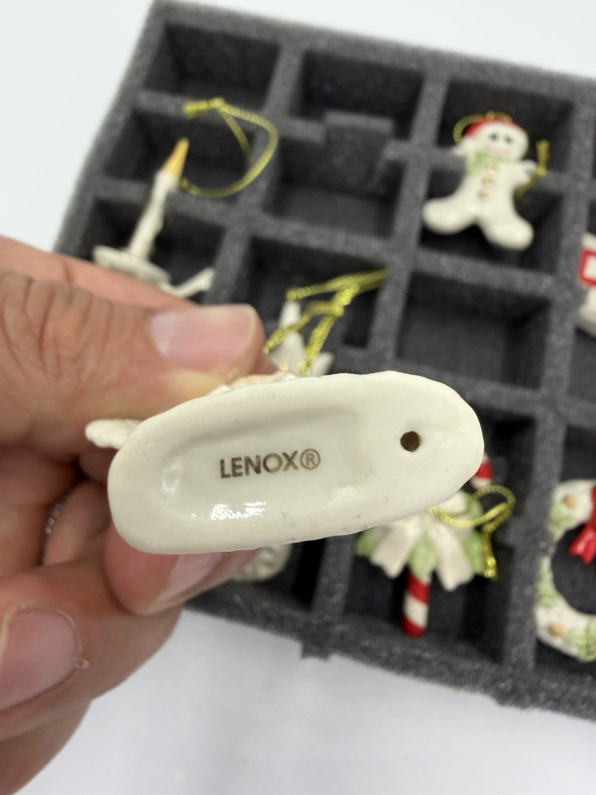 Lenox Winter Delights Miniature Ornaments 9 Ornaments Porcelain Christmas