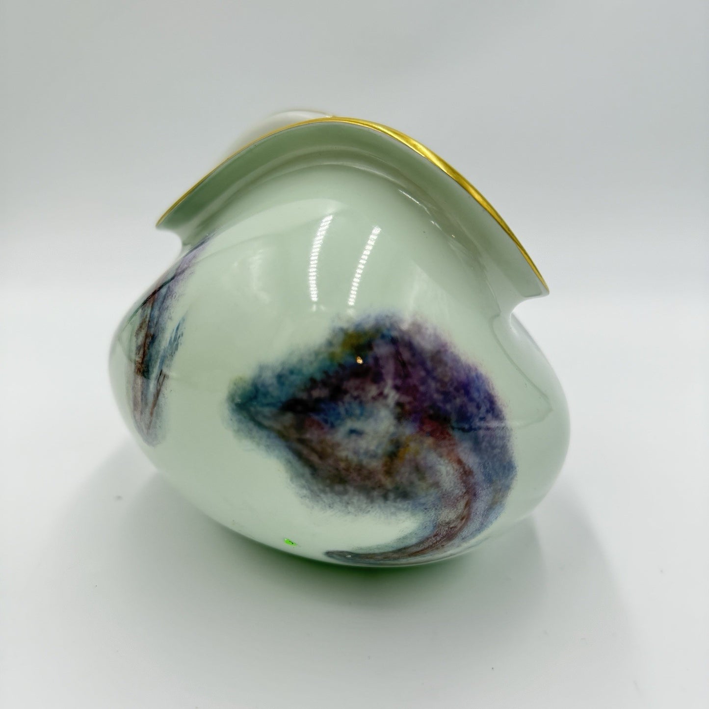 Rosenthal kunstabteilung selb Porcelain Hand Painted Porcelain Vase Abstract VTG