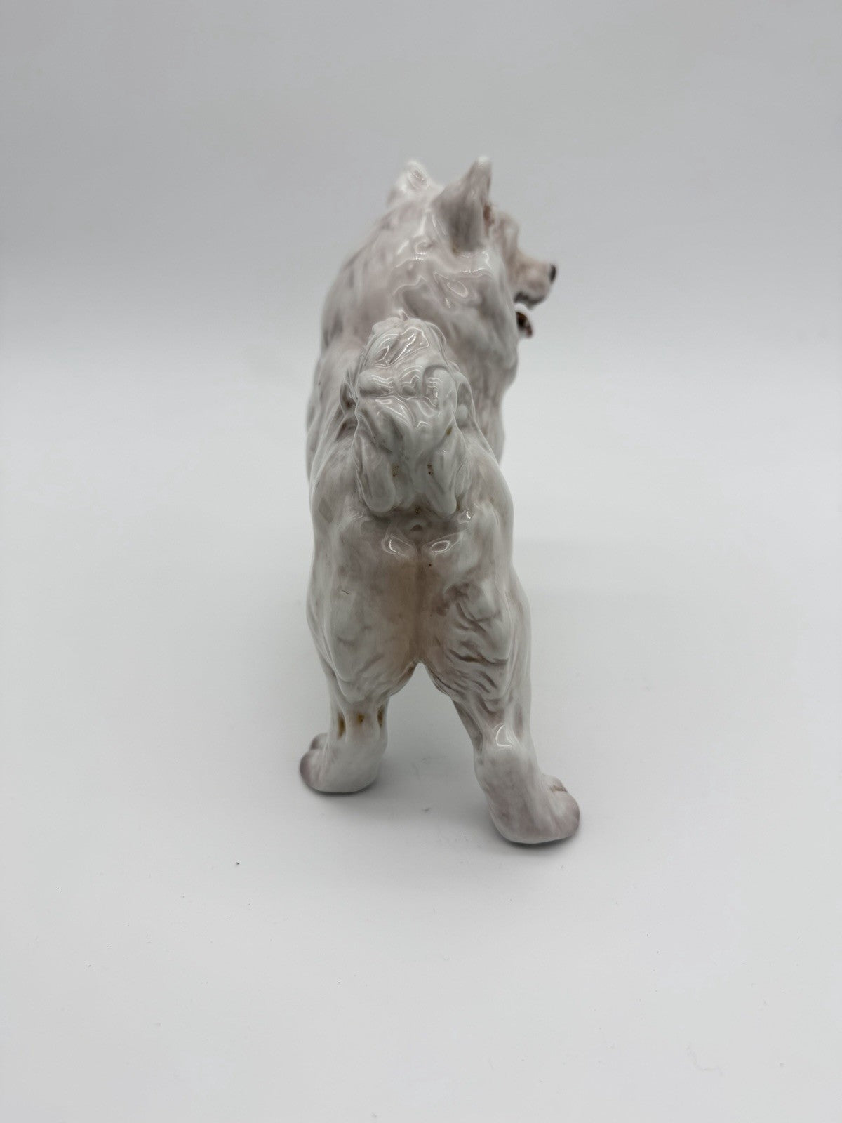 Dahl Jensen Denmark Porcelain Greenland Hound Dog Figurine No. 1082 Vintage
