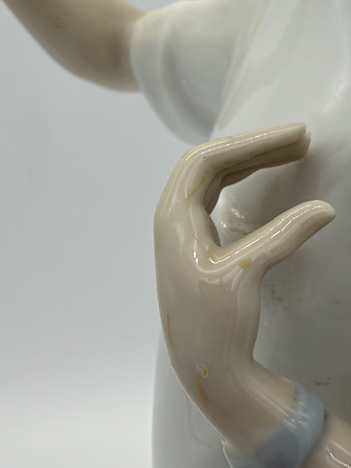 Lladro Spain Porcelain Dentist Large 14” White Painted Glossy Sculpture Figurine