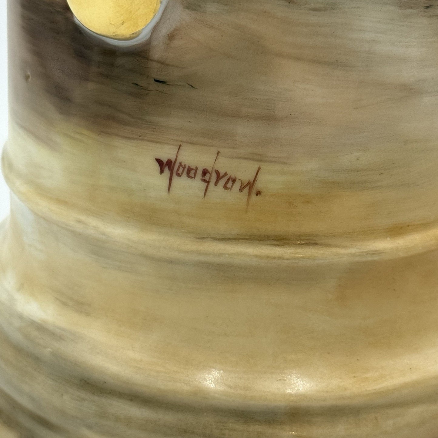 T&V Limoges France Hand Painted Pitcher Signed By Woodrow 1899 14.5” Donkey