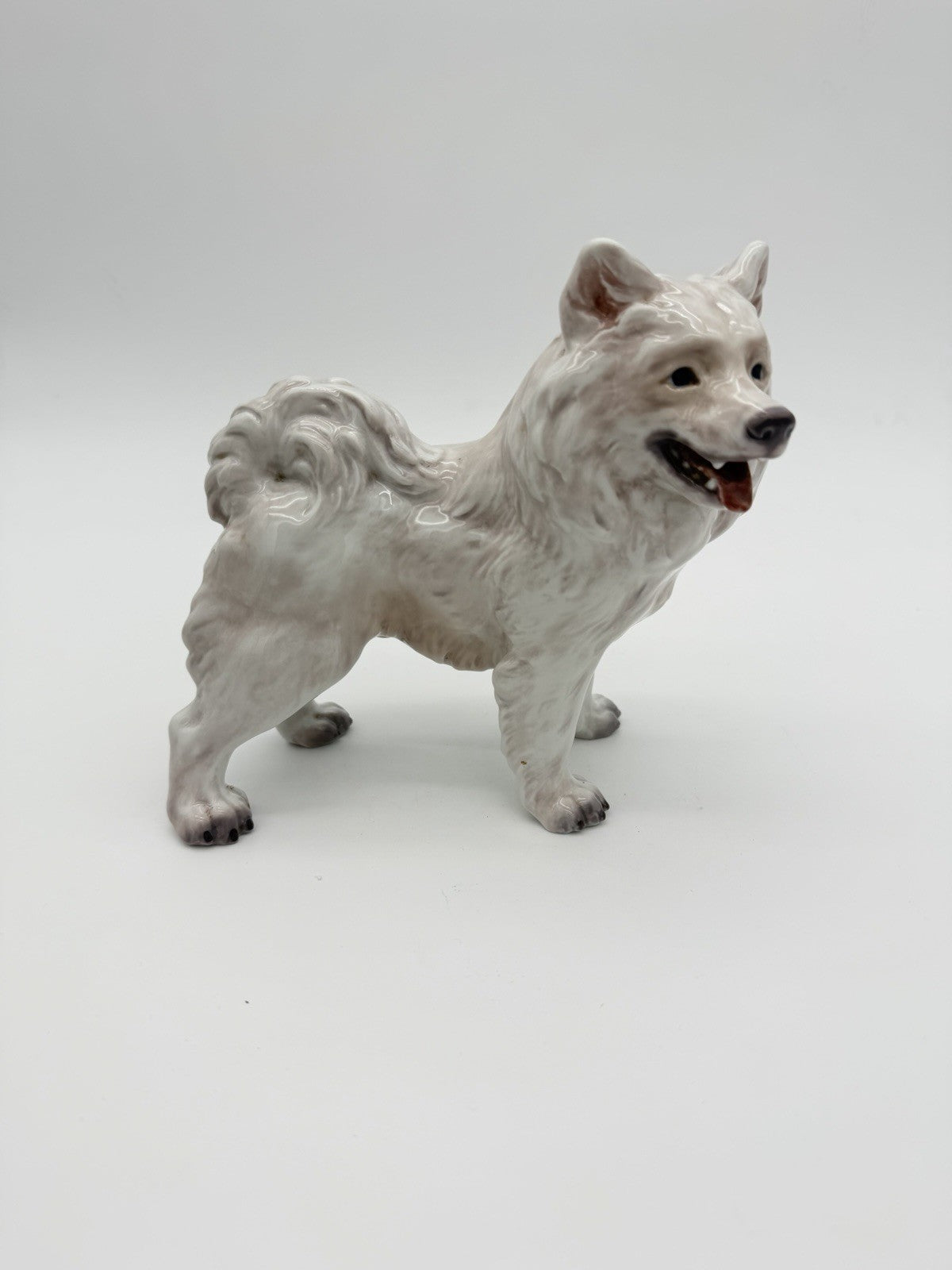 Dahl Jensen Denmark Porcelain Greenland Hound Dog Figurine No. 1082 Vintage