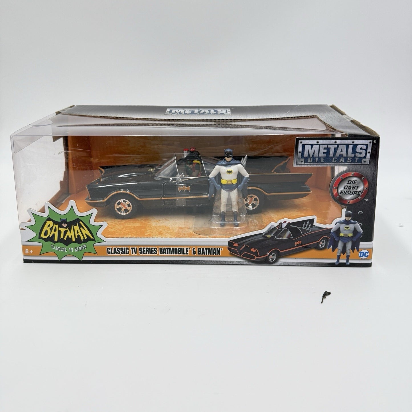 Jada Toys Batman DC Comics Classic TV Series Batmobile Die-cast Car, 1:24 Scale