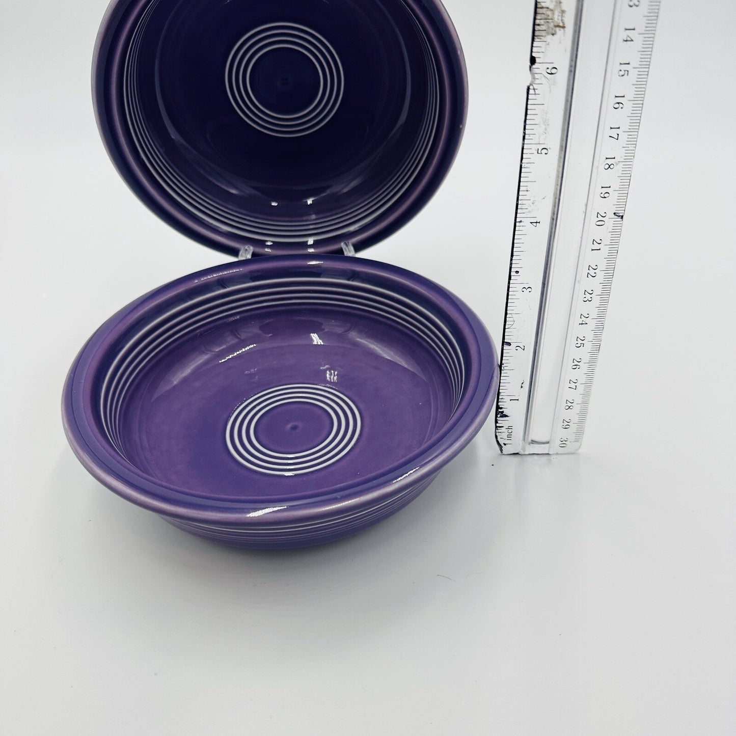 Fiestaware Bowls Plum Soup Cereal Set Vintage Limited Edition 1993 1995 Rare