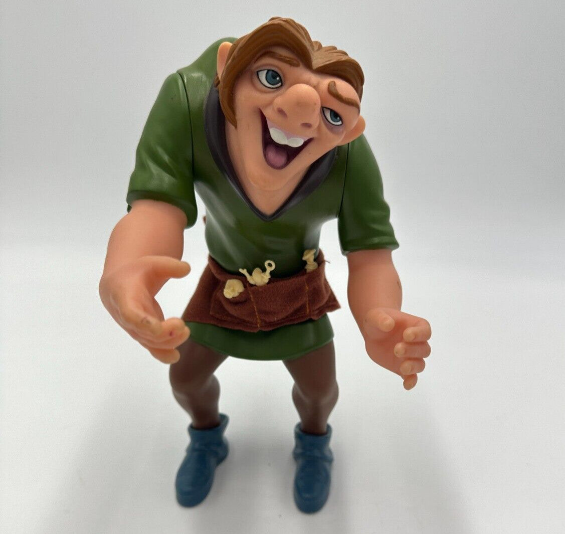 Mattel Disney Hunchback of Notre Dame Quasimodo Toy 9in With 3 Gargoyles