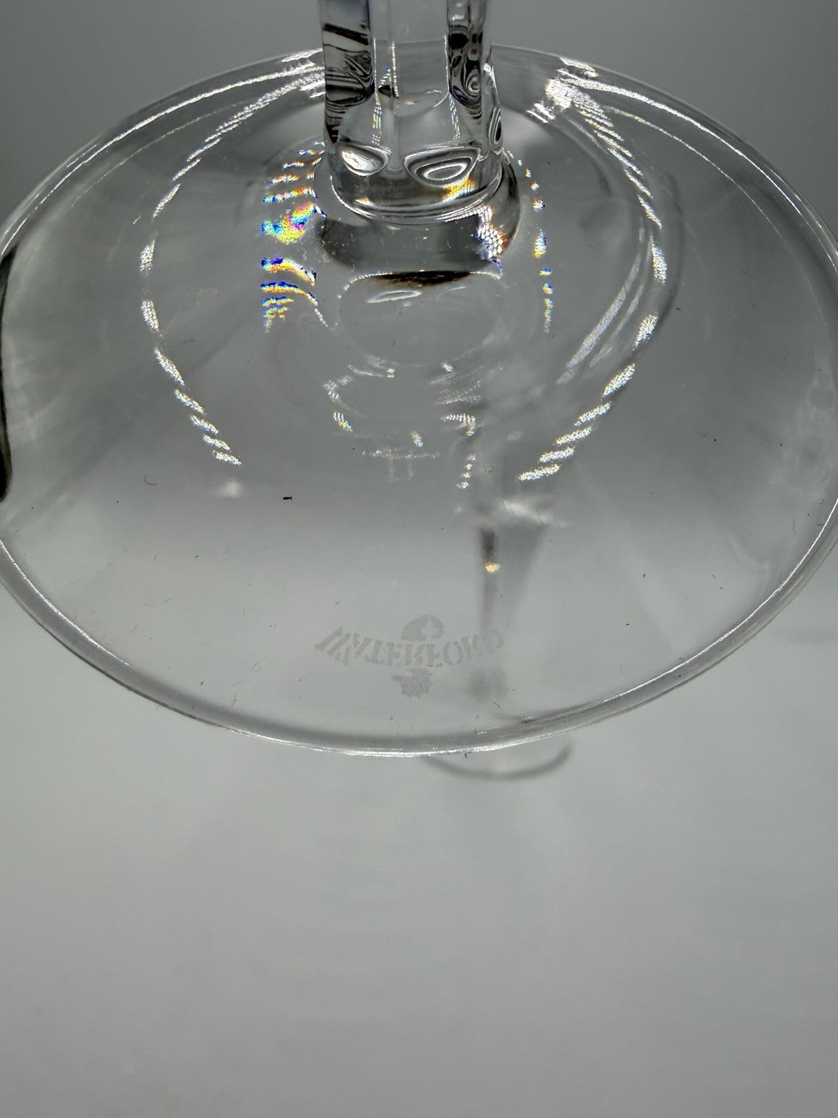 Vintage Waterford Crystal Millennium Series Love champagne flute Set 9”H