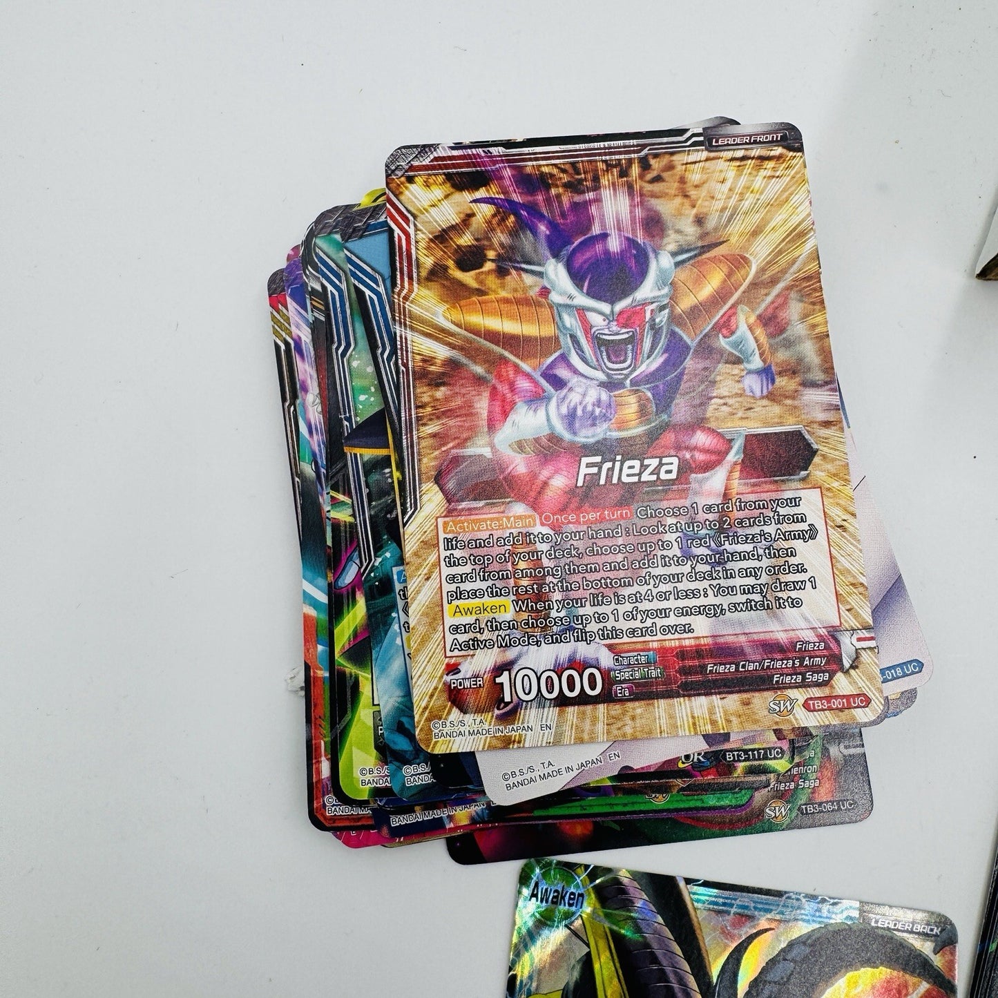 Dragonball Super Card Game Lot Bandai Made In Japan Hundreds Of Cards