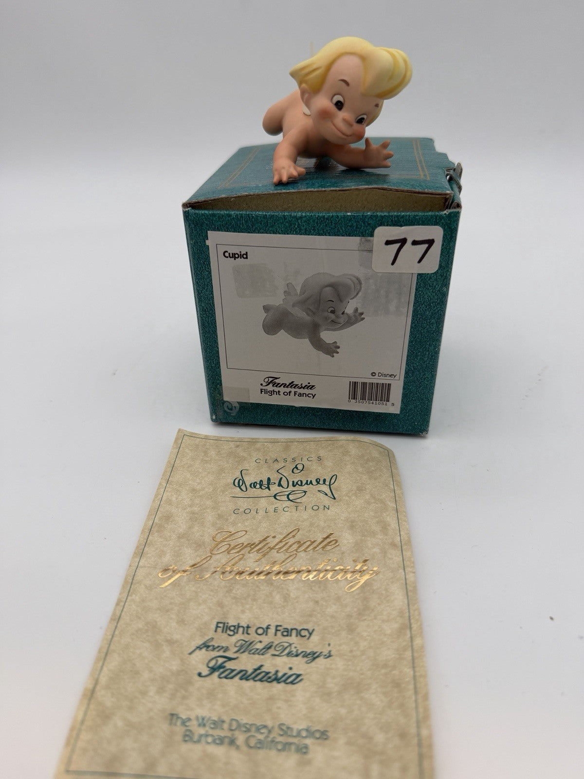 WDCC Disney Fantasia Flight of Fancy Cupid Ornament Christmas Porcelain