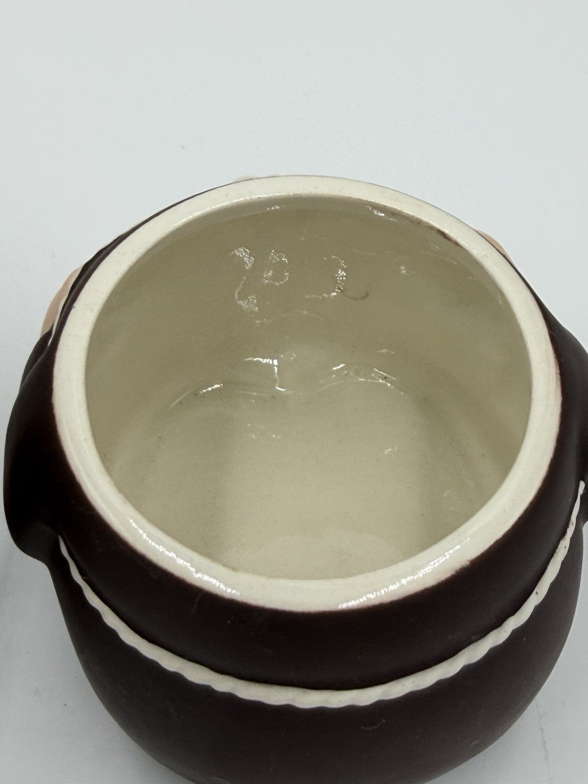 1950 Goebel West Germany Friar Tuck monk creamer & sugar bowl 4.5”H Set