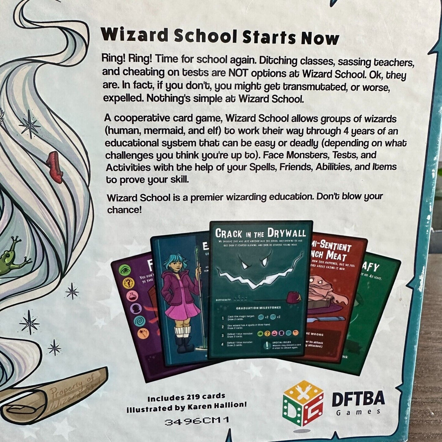 DFTBA Wizard School Cooperative Card Game Funny Cards Harry Potter Twist