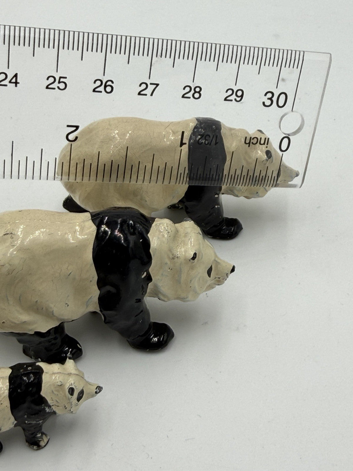 Britains Ltd Lead Metal Zoological Series No. 9011 Panda Bears England Figurines