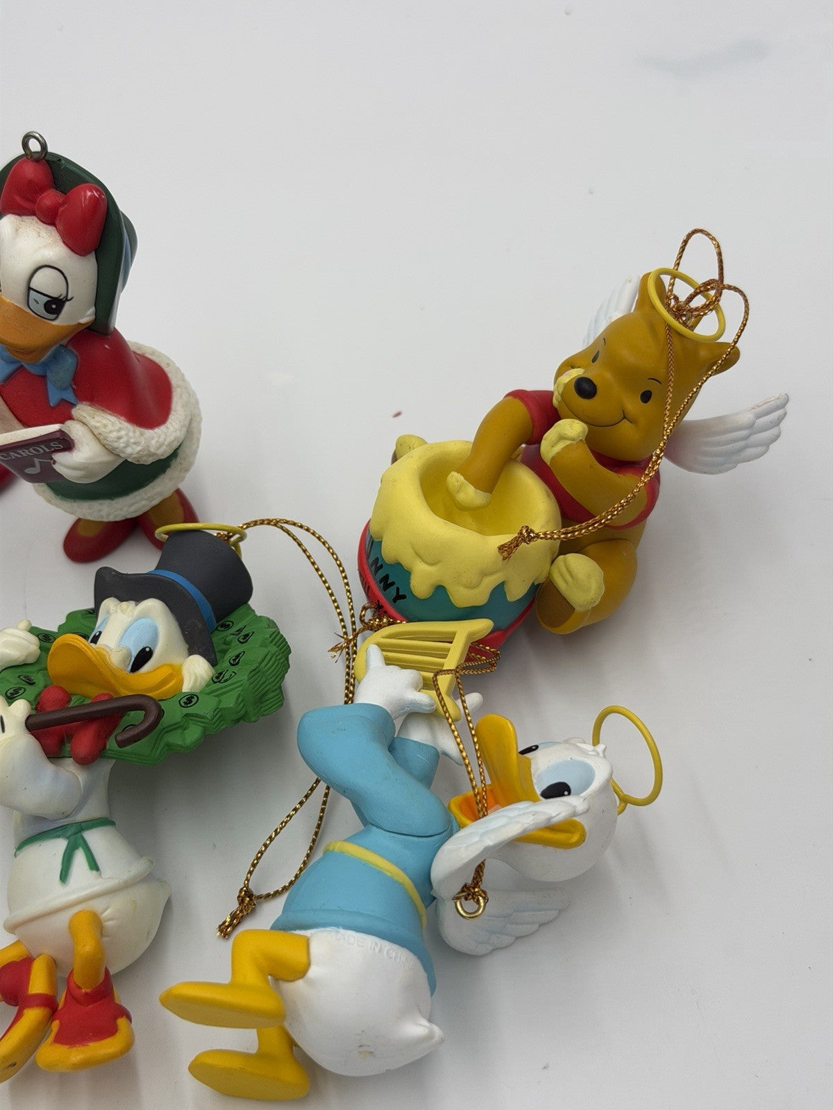 Vintage Disney Grolier Christmas Ornaments Lot Of 13 PCs Different Characters