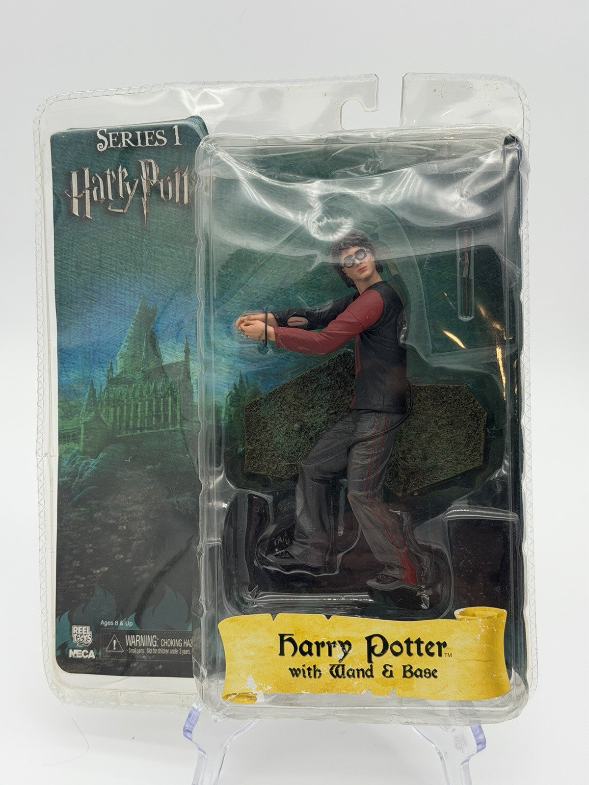 Neca Harry Potter Series 1 Action Figurine With Wand & Base Reel Toys Sealed