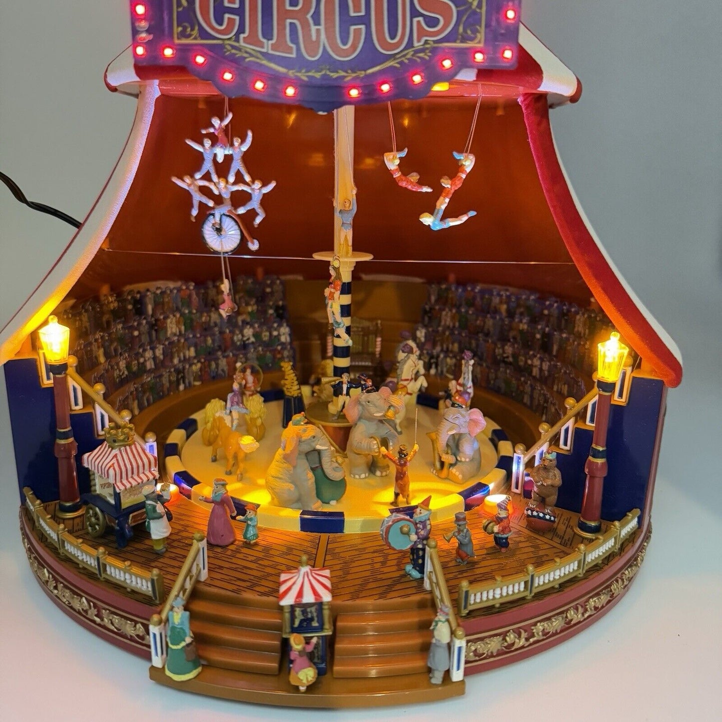 Mr Christmas The Gold Label Collection World's Fair Big Top Animated Circus Work