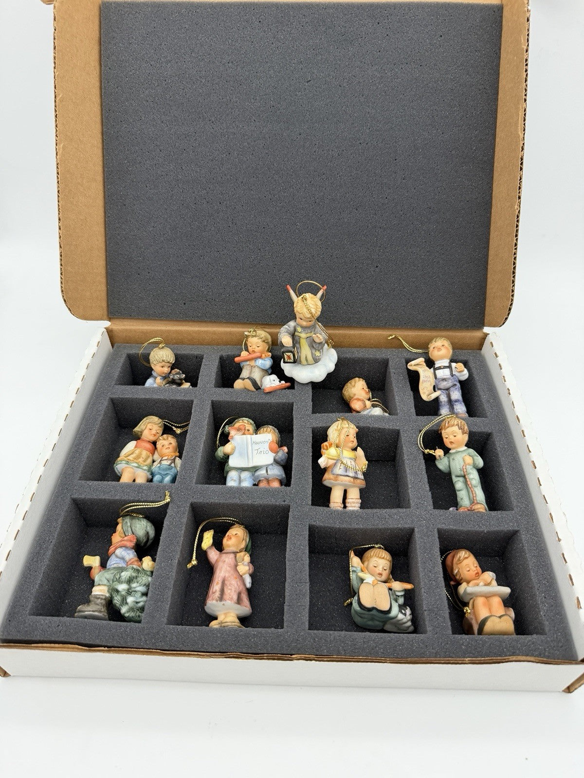 Goebel Berta Hummel Studio Christmas Ornaments Set 13 Pieces Porcelain
