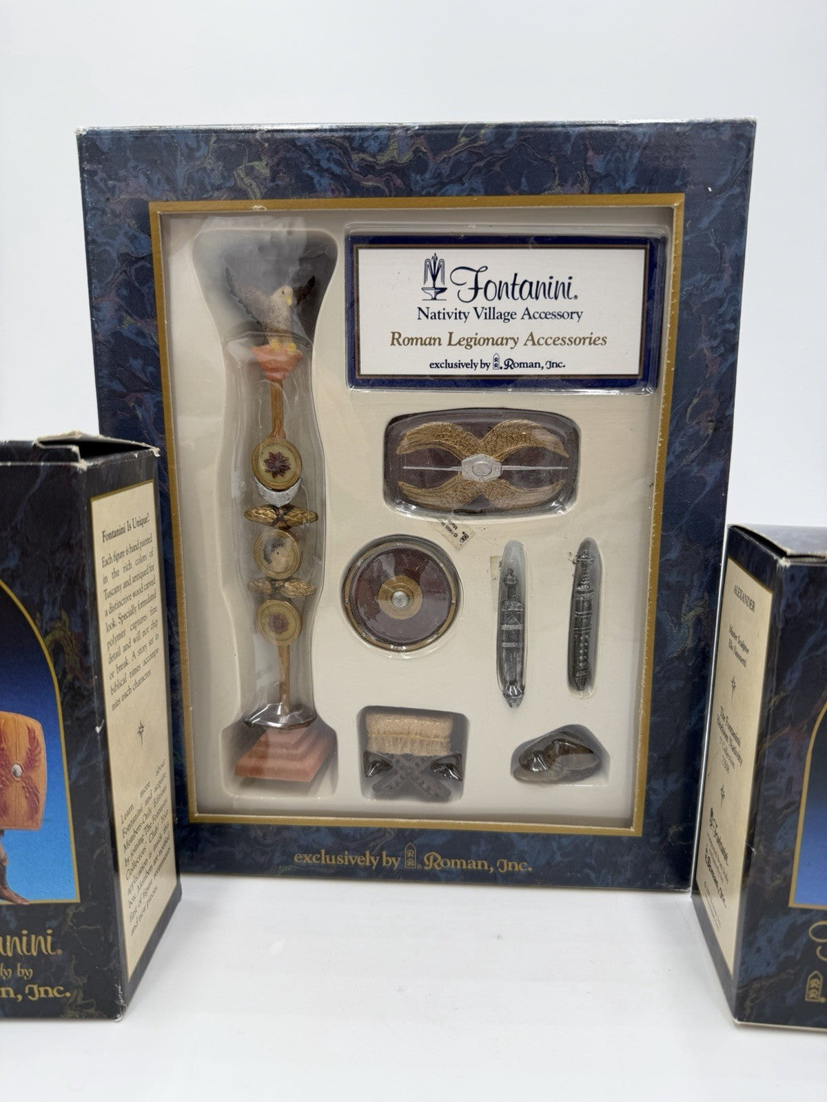 Fontanini Roman Legionary Accessories & Soldiers Marcus & Alexander Figurines