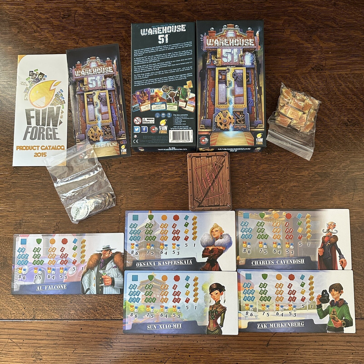 Fun Forge Warehouse 51 Card Game Studios Indian Jones Treasures Small Box