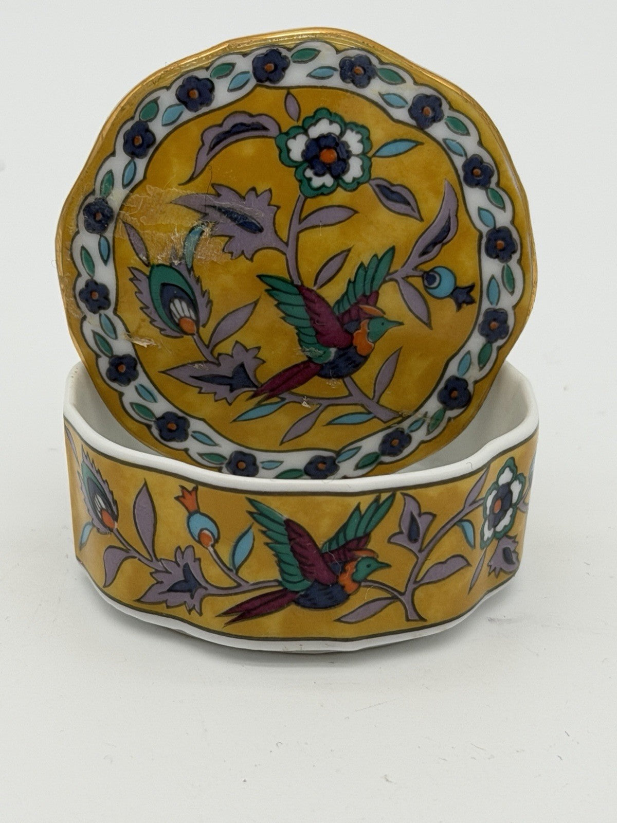 Takahashi Pottery Japanese Porcelain San Francisco Asian Kutani Miniature Set 2”