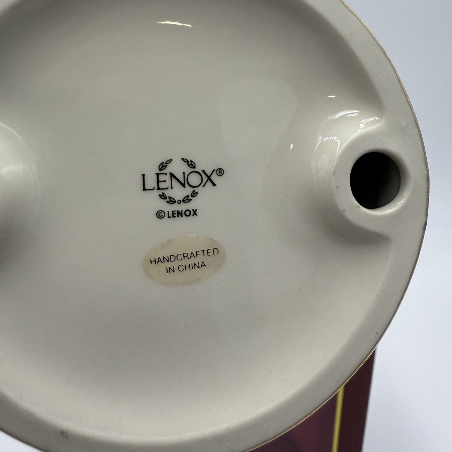 Lenox 2008 Annual Holiday Ride Ornament Porcelain Figurine Christmas 4”