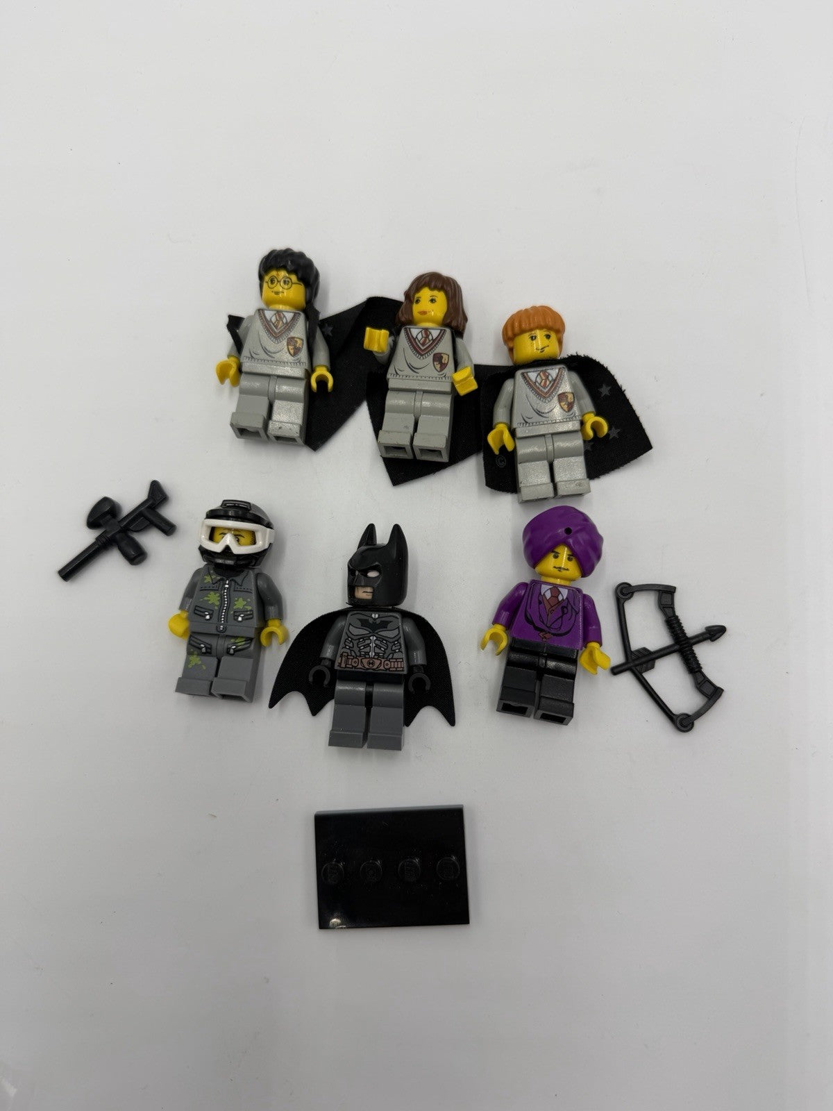 Lego Minifigures Lot 6 Action Figurines Harry Potter Batman Paint Ball