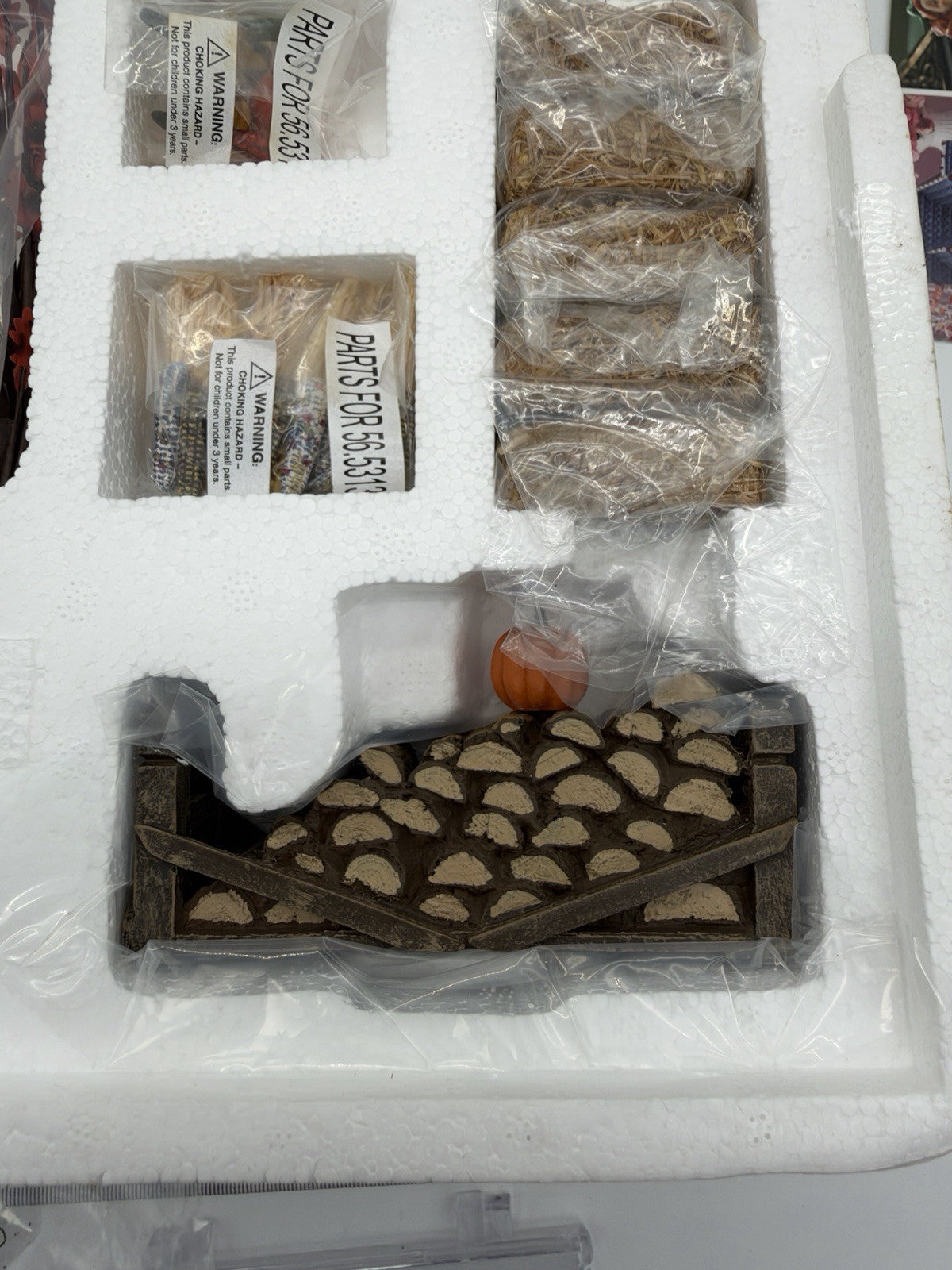Department 56 Village Accessories Autumn Landscape Set Sealed Fall Harvest