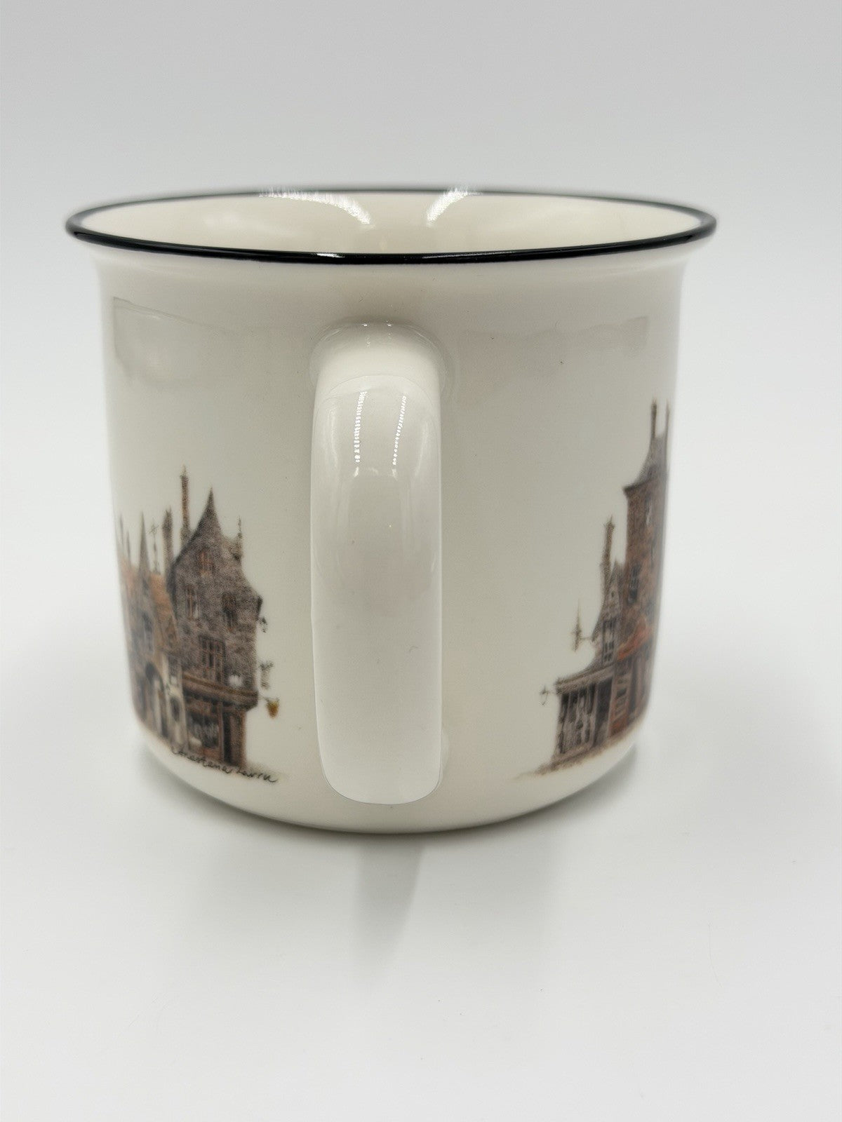LitJoy Crate Harry Potter Gringotts Bank Dragon Alley Coffee Mug Signed Ceramic