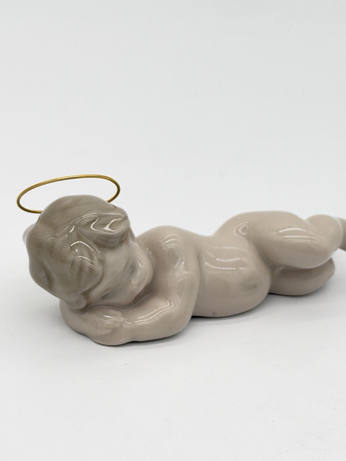 Lladro Spain Sleeping Little Baby Jesus 4" Porcelain Figurine Nativity Rare