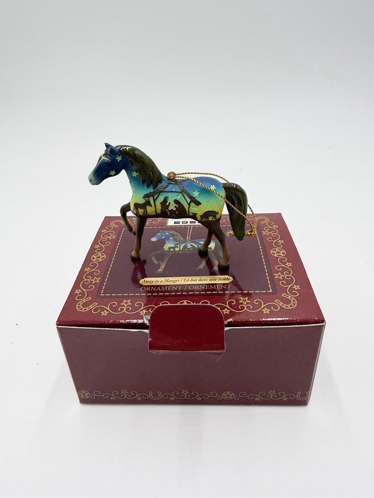 The Trail Of Painted Ponies Nativity Horse Wise Men Away In A Manger Ornament