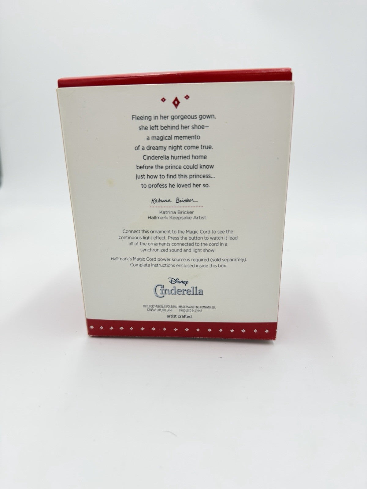 Hallmark Disney 65th Anniversary Cinderella The Clock Strikes Twelve Ornament