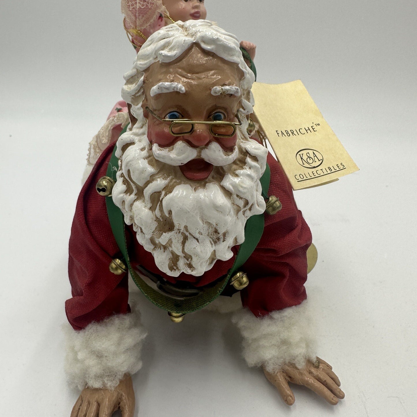 Kurt Adler Grandpa Santa Piggy Back Marjorie Rothberg Figurine Limited Edition
