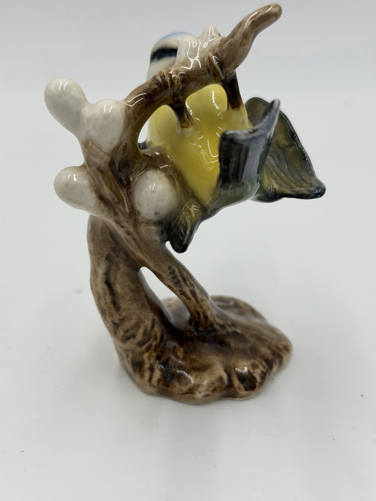 Vtg Goebel Hummel Blue Titmouse Bird Porcelain Figurine W.Germany CV64 Sticker