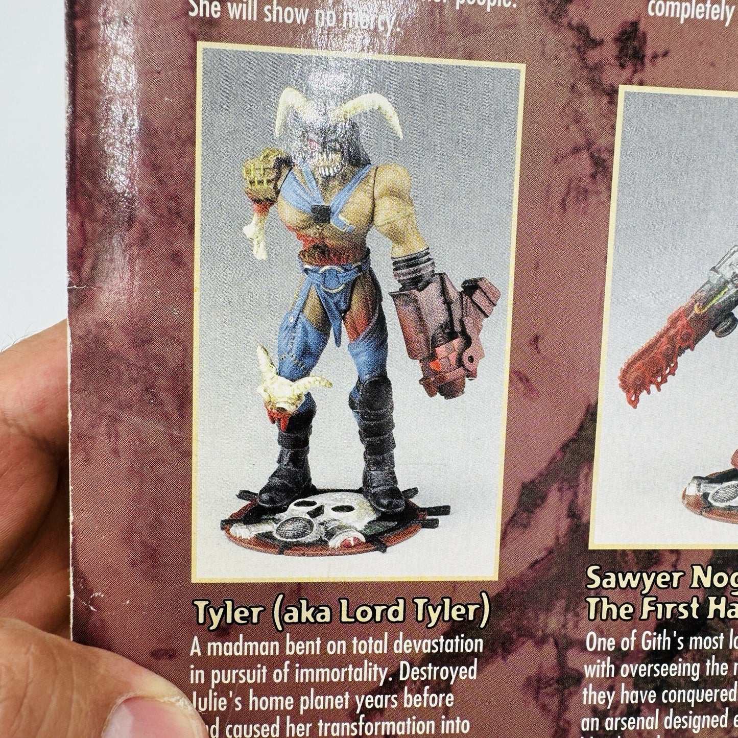 Vintage Fakk 2 Heavy Metal Tyler Action Figure Metal Mammoth 2000 Sealed