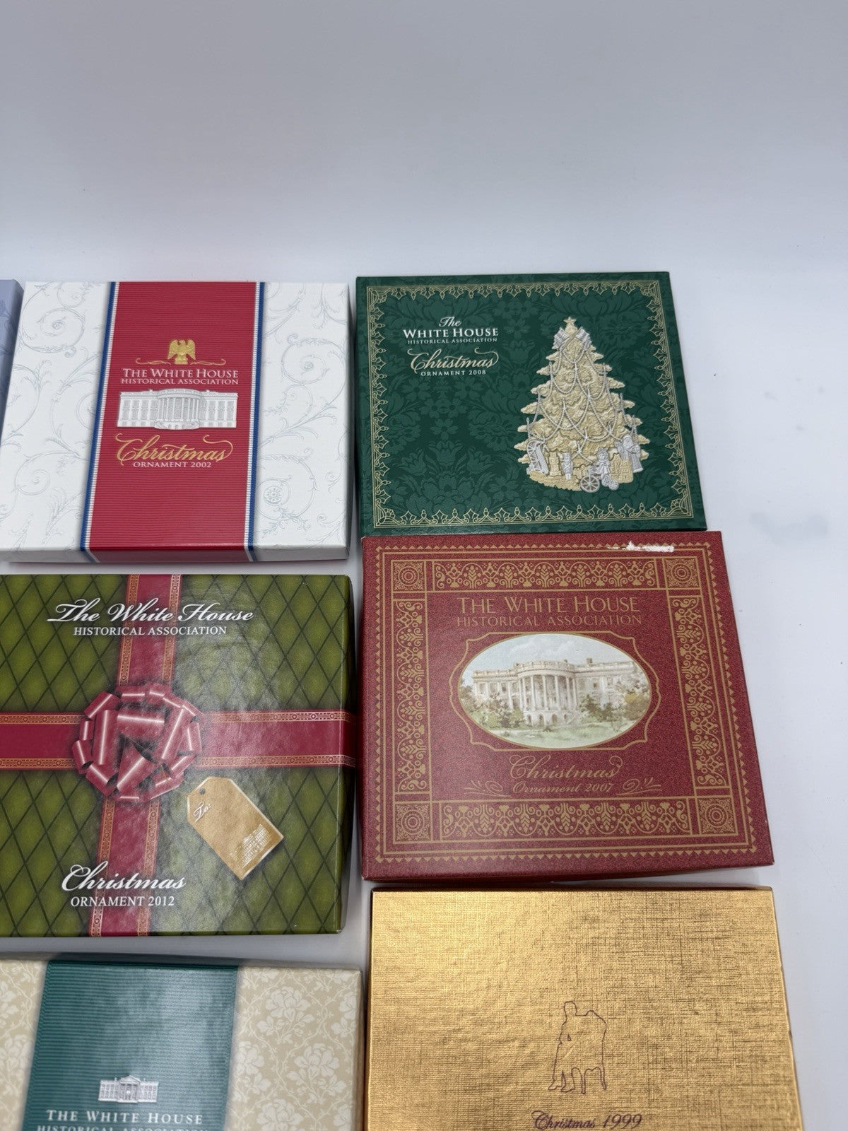 The White House Historical Association Christmas Ornaments 9 PCs America