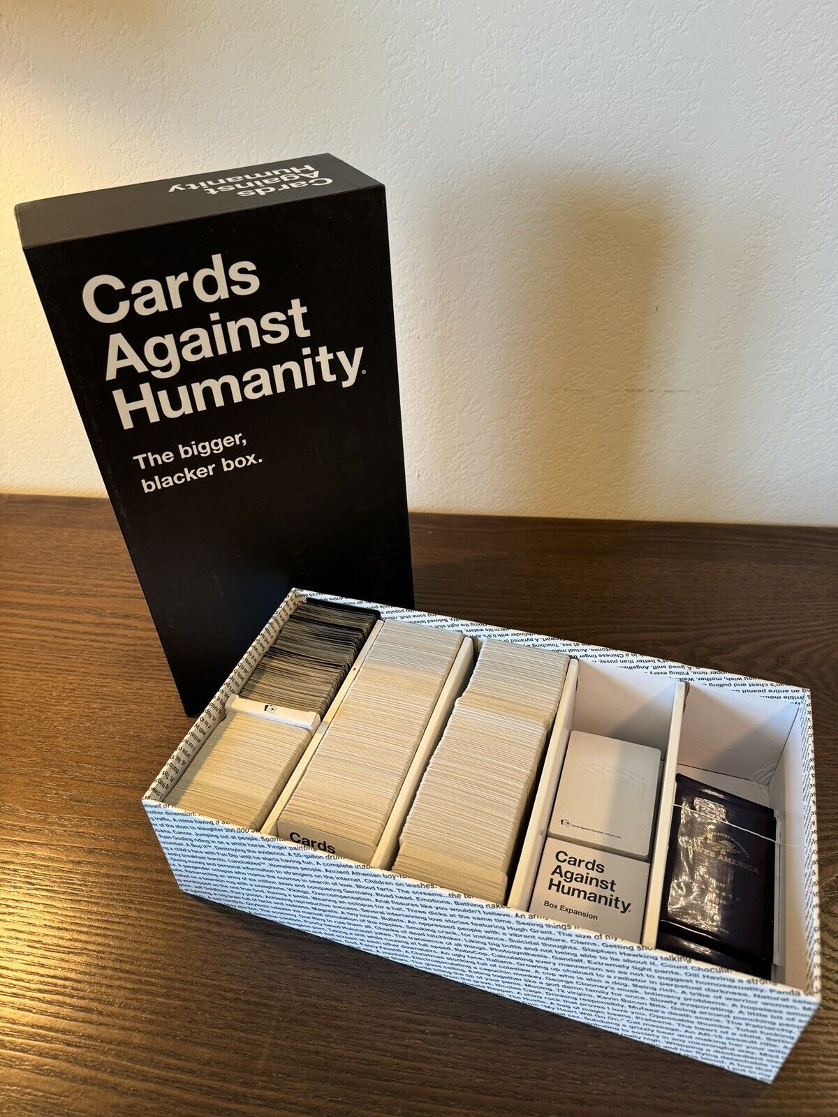 Cards Against Humanity The Bigger Blacker Box 13 Expansions Plus Saves America