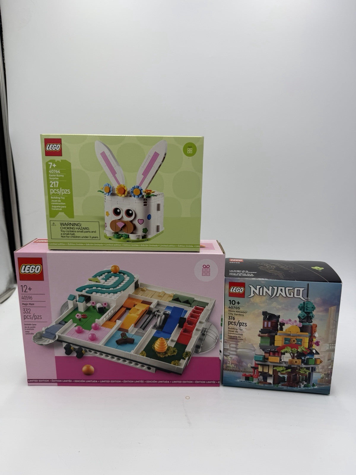 Lego Sealed Easter Bunny Micro Ninjago & Magic Maze Sealed Sets