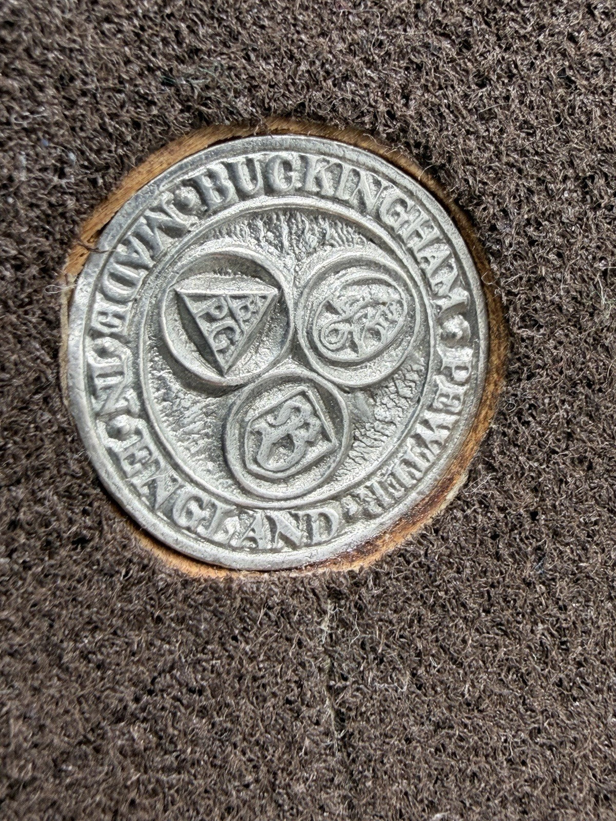 Chas C Stadden painted pewter Mounted Royal Guard British Buckingham 8” Figurine