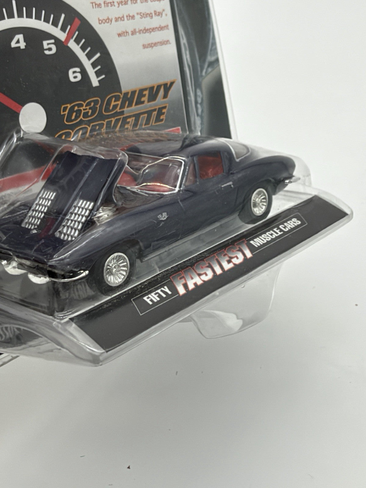 Racing Champions Mint Fifty Fastest Muscle Cars 63 Chevy Corvette Black Sealed