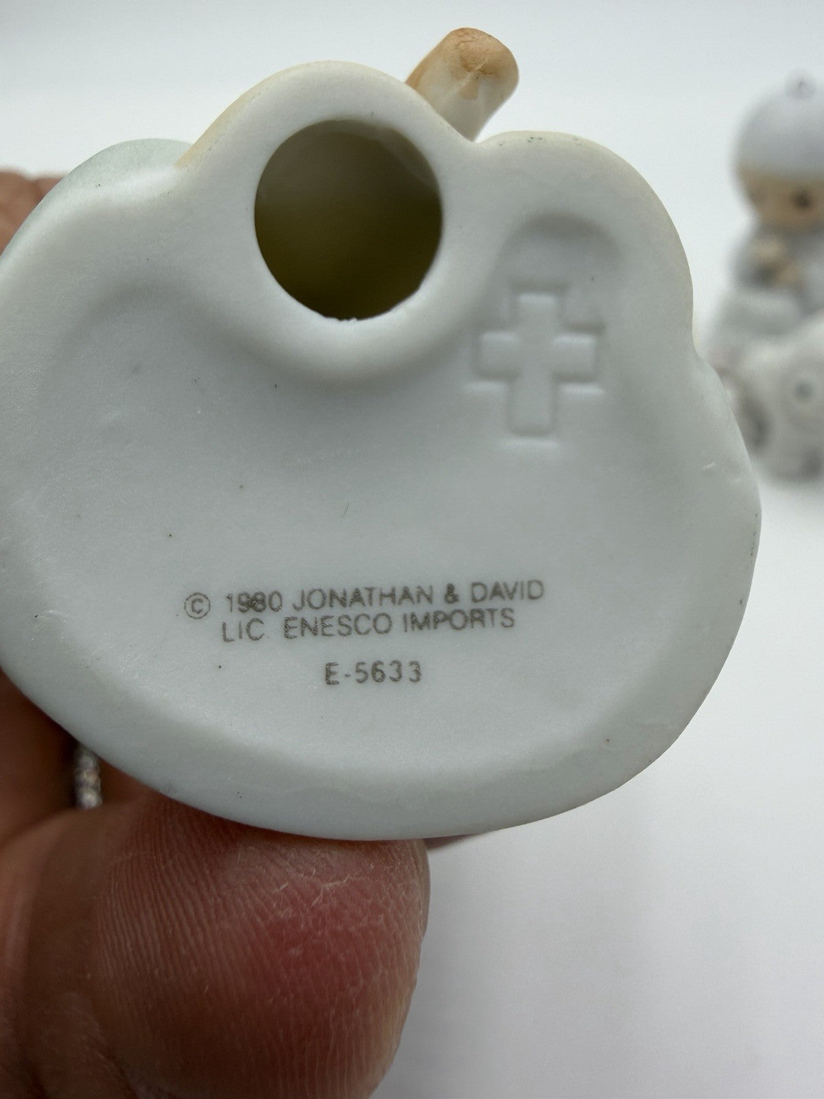 Precious Moments Enesco Miniature Nativity Christmas Ornaments Porcelain