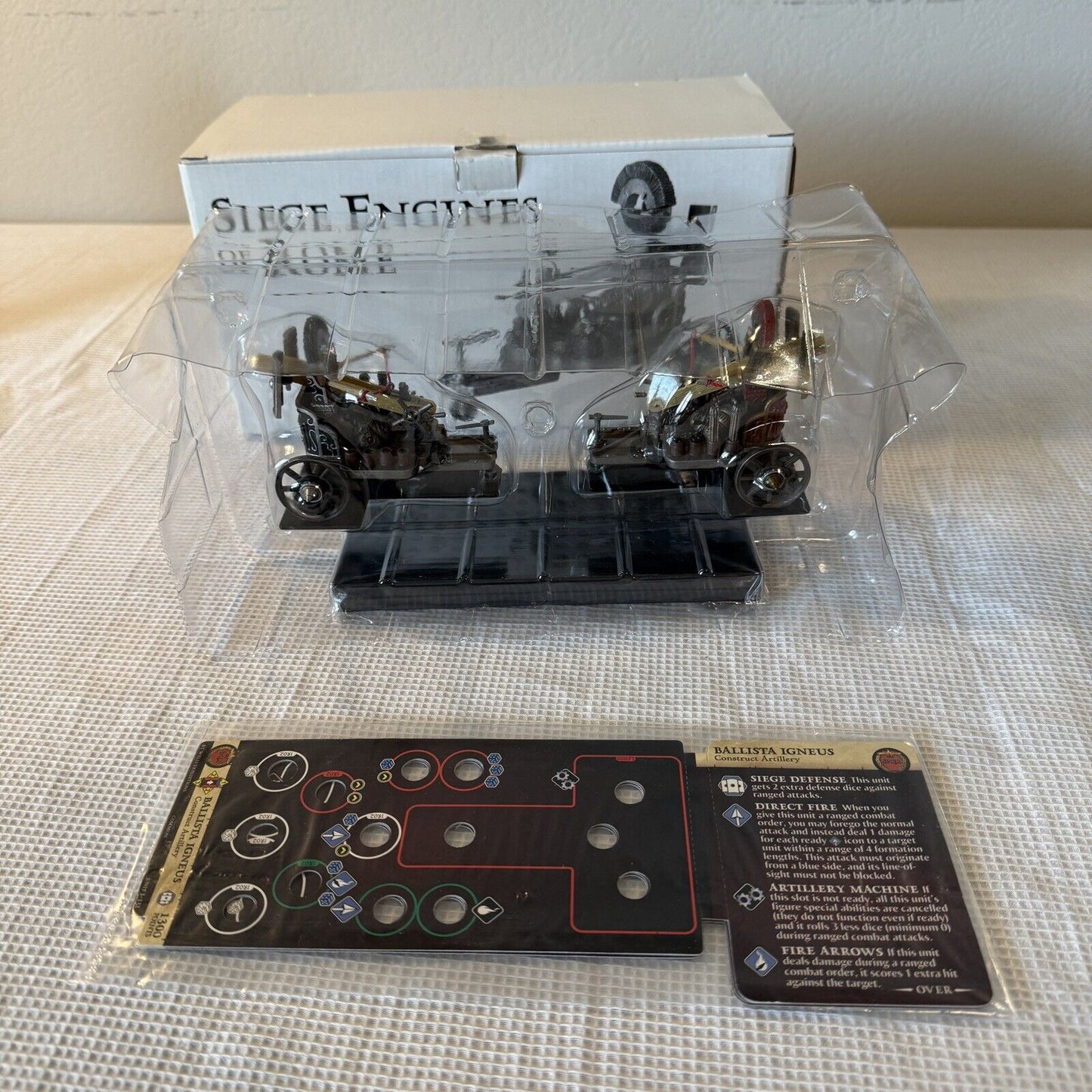 Arcane Legions Siege Engines of Rome 2 Per Pack Plus Stats Card Miniatures Game