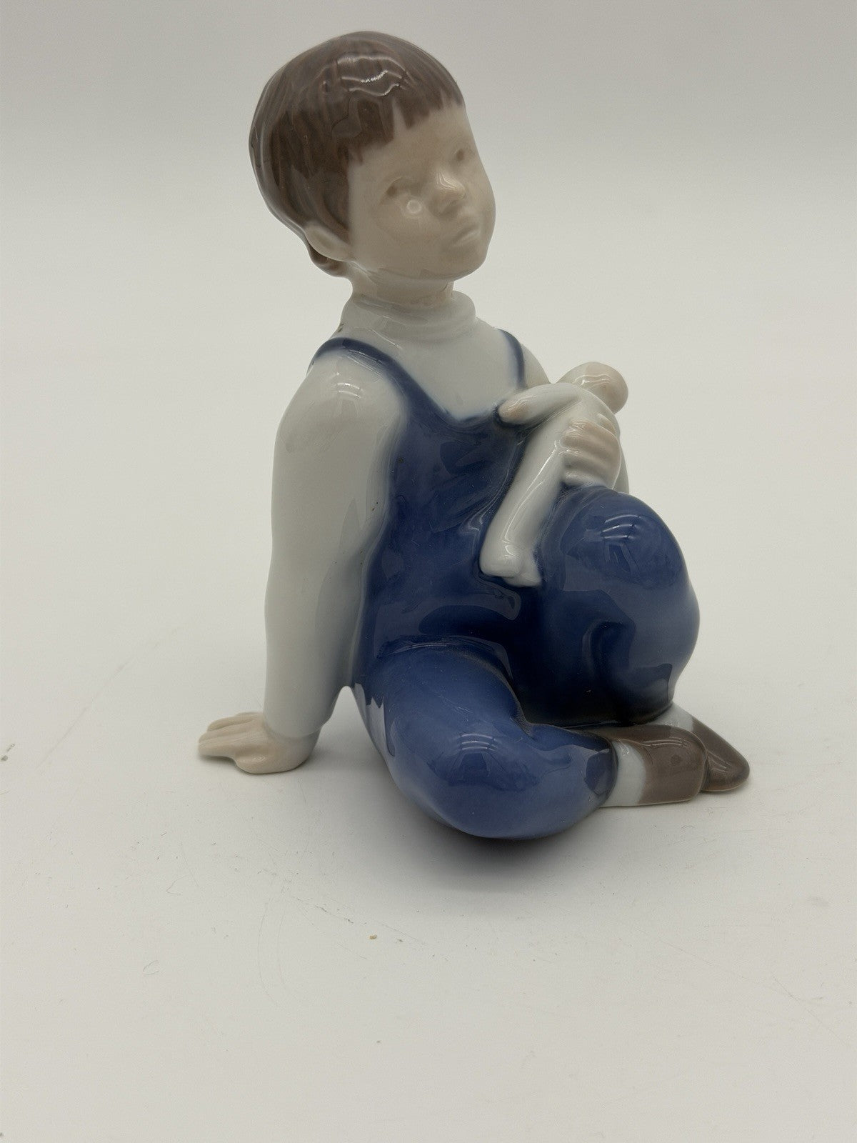 Bing and Grondahl Denmark Porcelain Painted Children's Hour Figurine #2400 Vtg