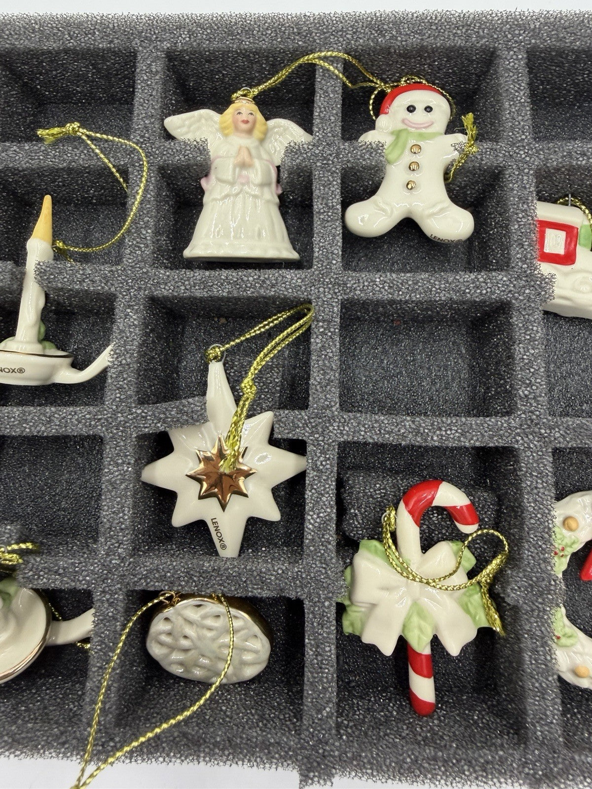 Lenox Winter Delights Miniature Ornaments 9 Ornaments Porcelain Christmas