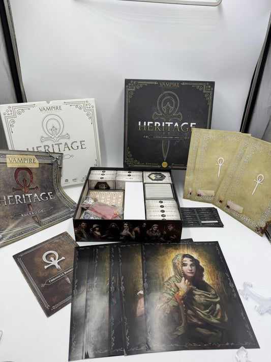 Vampire The Masquerade Heritage A Legacy Board Game 1306-1997 Used