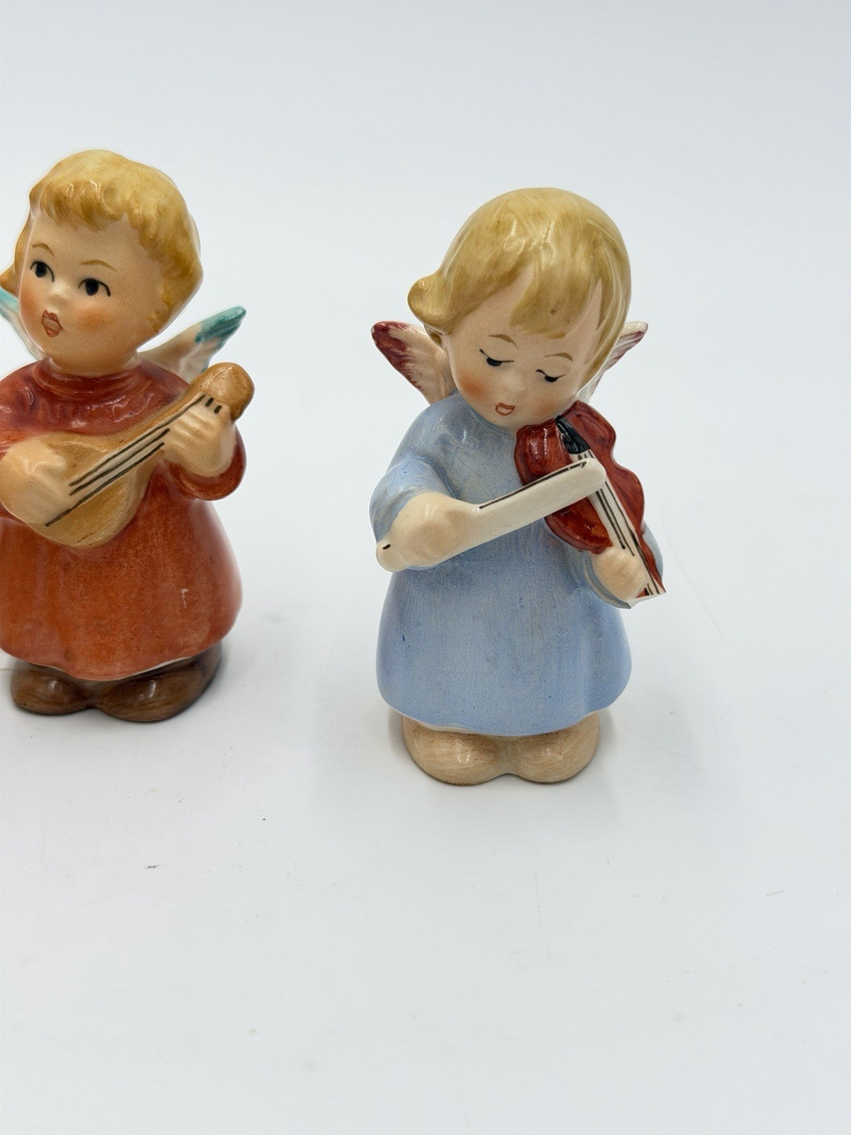 Vintage Goebel Hummel Angels Playing Instruments Set 4 PCs Germany