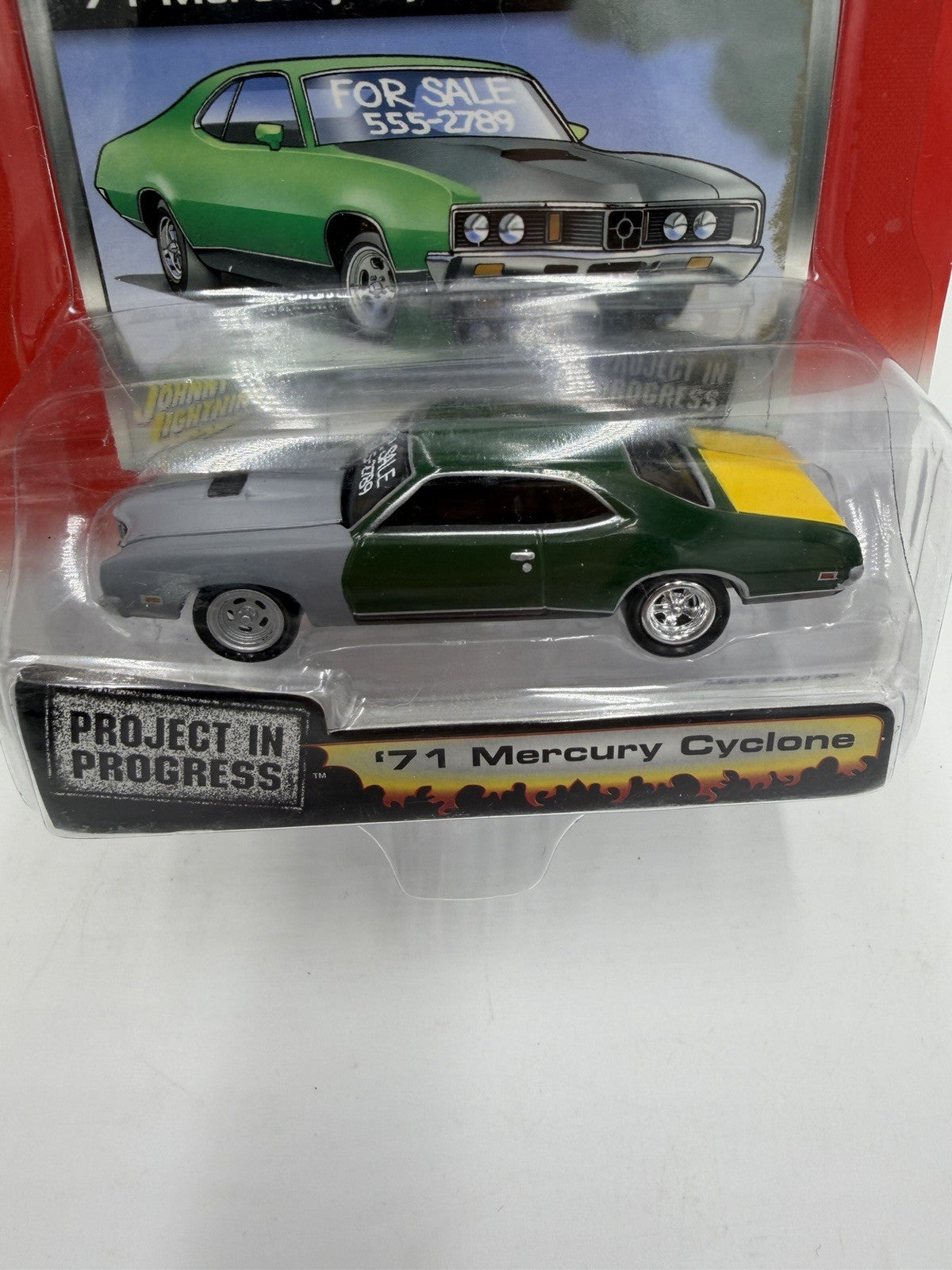 JOHNNY LIGHTNING 1971 Mercury Cyclone Street Freaks Diecast Car  1:64 Sealed