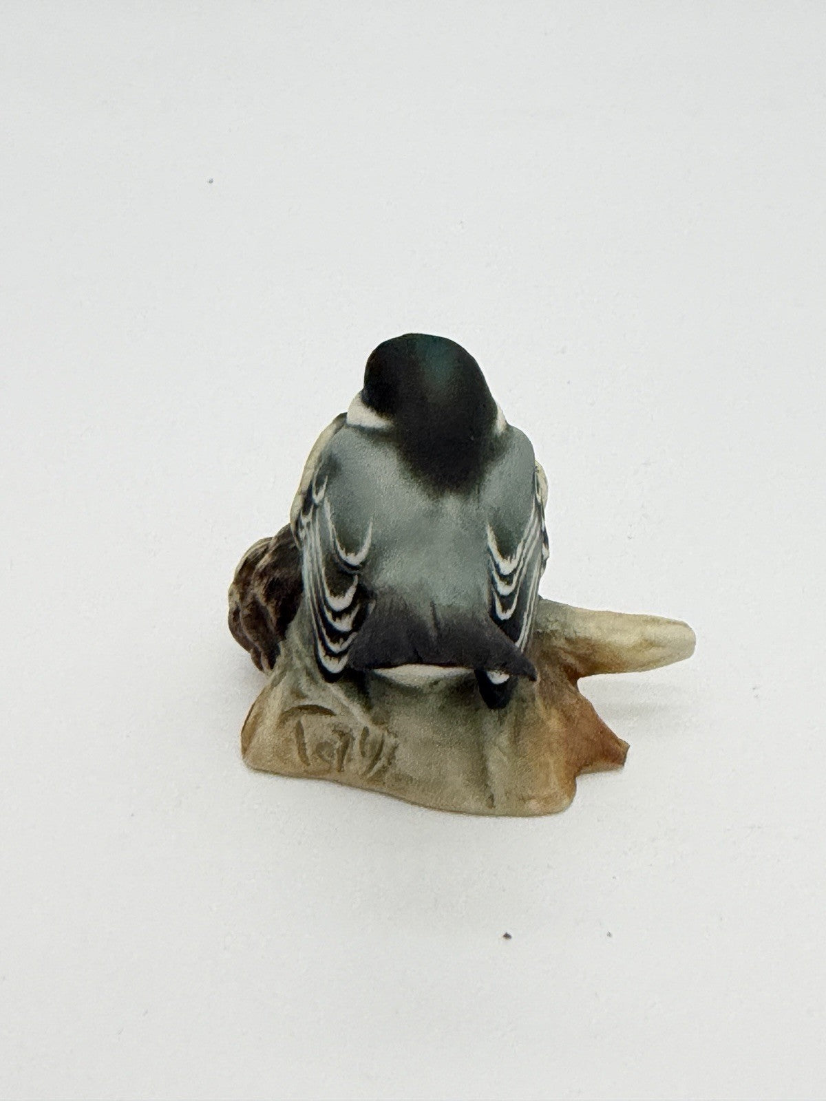 Rare Tay Porcelain Italy Royal Cornwall Bird Miniature Figurine Painted Vtg 2”