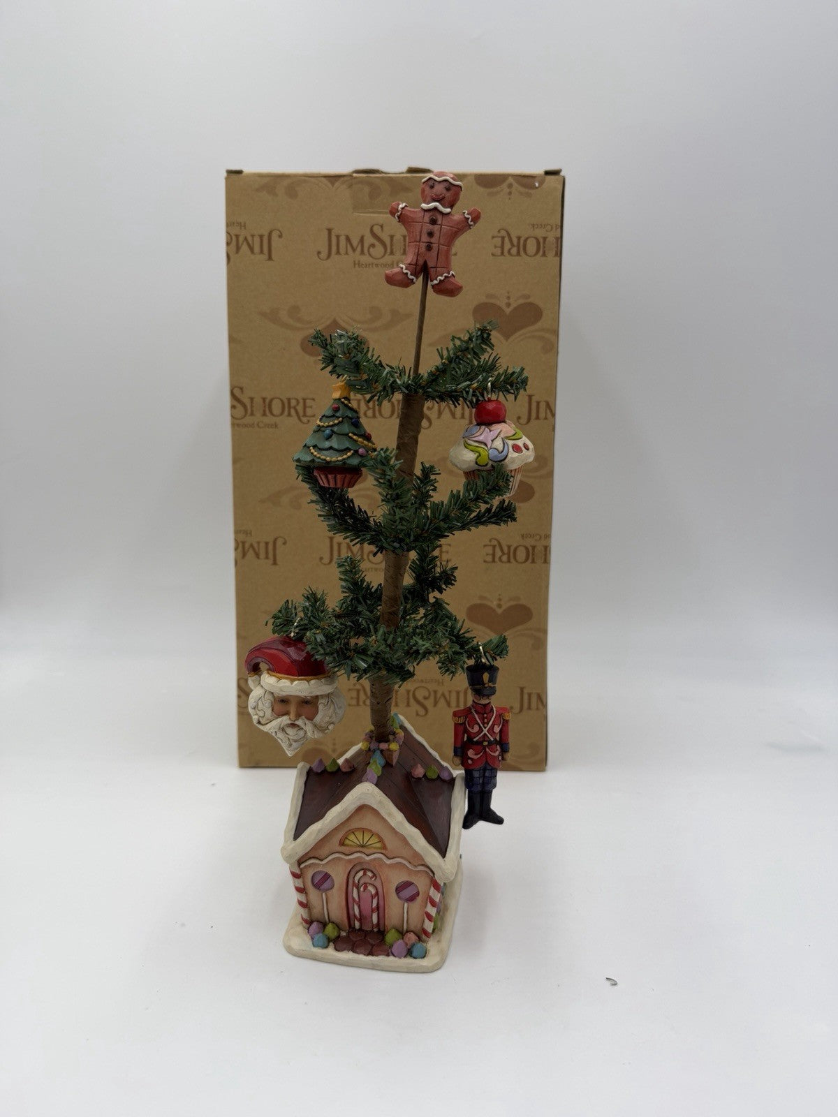 Jim Shore Christmas Joys Are Ever Sweet Christmas Tree (only 4 Ornaments )
