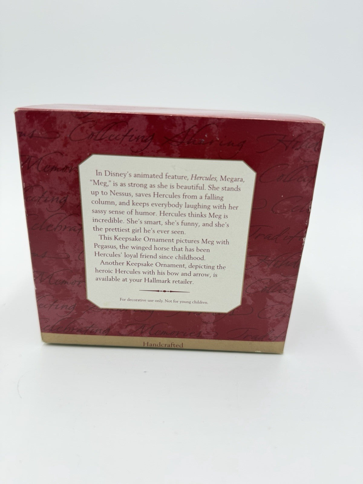 New Hallmark Keepsake Disney Hercules Megara & Pegasus Christmas Ornament