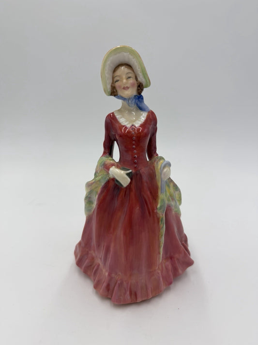 Royal Doulton Porcelain Sabbath Morn England HN.1982 Painted Vintage Rare