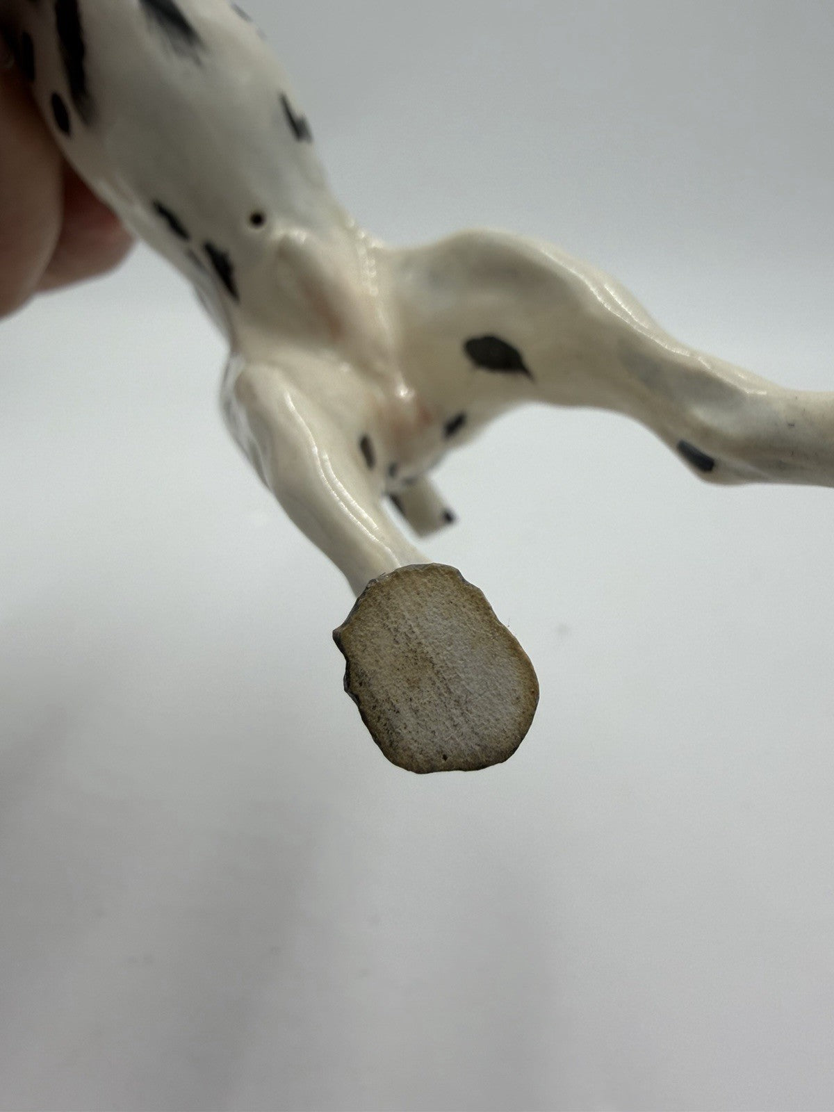 Vtg Royal Doulton Dalmatian Spotted Dog Porcelain Figurine England 4”Hx6”H Flaw